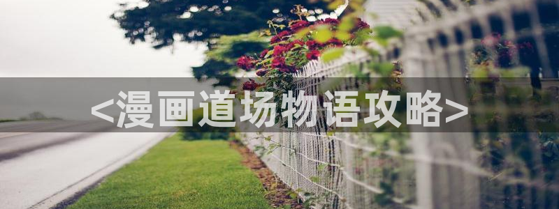 colossal漫蛙：<漫画道场物语攻略>